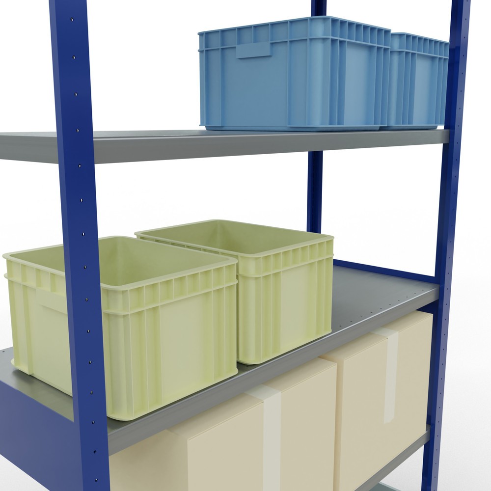 Productafbeelding nr. 4: Legbordstelling SCHULTE, gentiaanblauw / verzinkt, vaklast 250 kg, hxbxd 2.500 x 1.360 x 536 mm