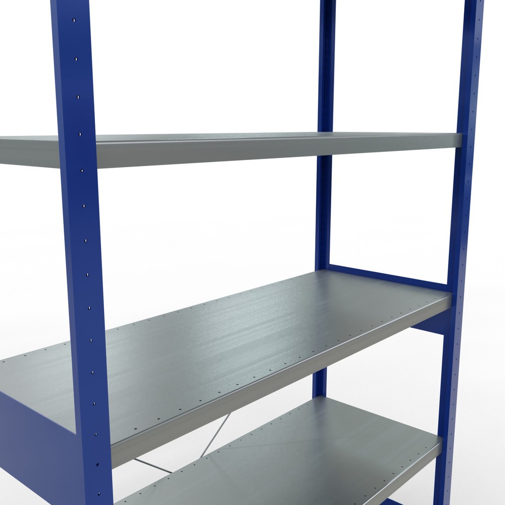 Productafbeelding nr. 5: Legbordstelling SCHULTE, gentiaanblauw / verzinkt, vaklast 250 kg, hxbxd 2.500 x 1.360 x 536 mm