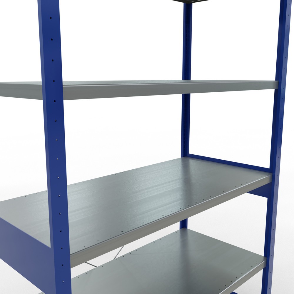 Productafbeelding nr. 5: Legbordstelling SCHULTE, gentiaanblauw / verzinkt, vaklast 250 kg, hxbxd 2.500 x 1.360 x 636 mm