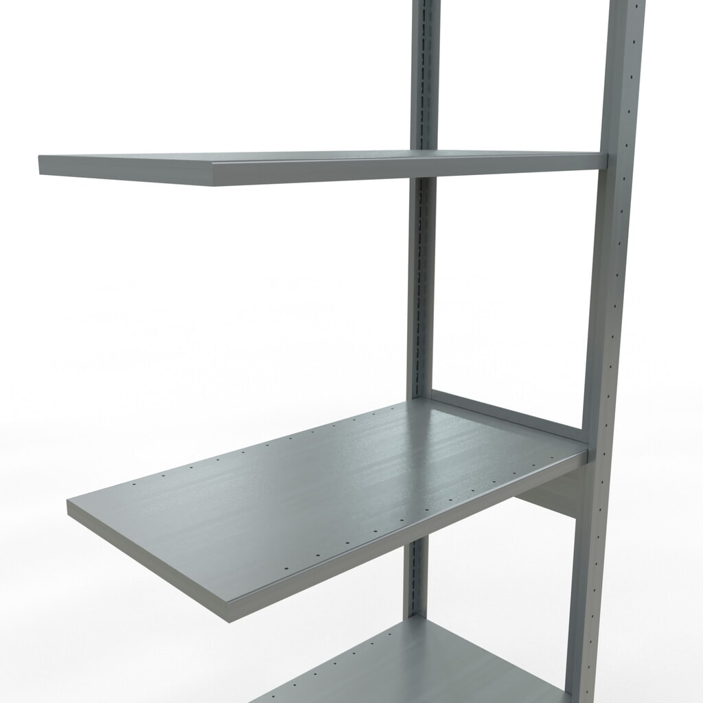 Legbordstelling SCHULTE met inhaaksysteem, AV, VL 150 kg, verzinkt, hxbxd 2.500 x 750 x 400 mm Productafbeelding nr. 4: Legbordstelling SCHULTE met inhaaksysteem, AV, VL 150 kg, verzinkt, hxbxd 2.500 x 750 x 400 mm