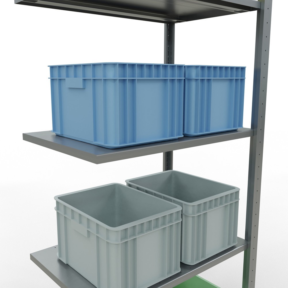 Productafbeelding nr. 3: Legbordstelling SCHULTE met inhaaksysteem, AV, VL 150 kg, verzinkt, hxbxd 2.000 x 750 x 500 mm