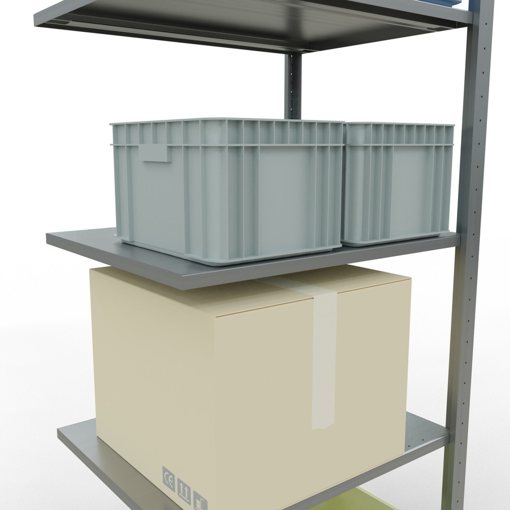 Productafbeelding nr. 3: Legbordstelling SCHULTE met inhaaksysteem, AV, VL 150 kg, verzinkt, hxbxd 2.000 x 750 x 600 mm