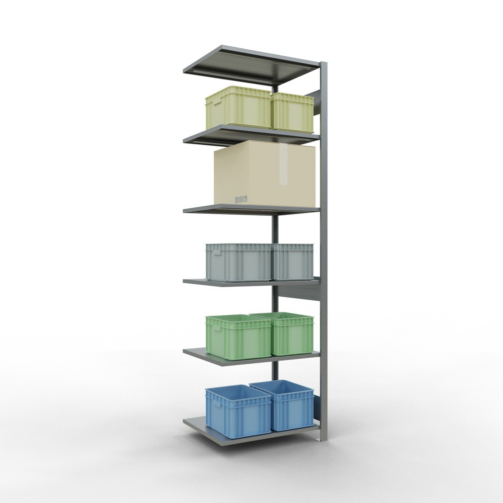 Productafbeelding nr. 2: Legbordstelling SCHULTE met inhaaksysteem, AV, VL 150 kg, verzinkt, hxbxd 2.500 x 750 x 600 mm