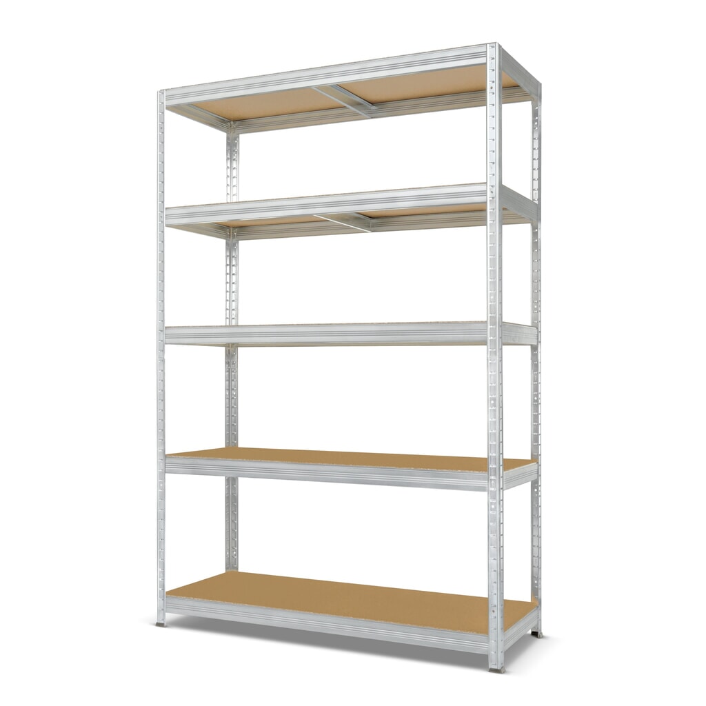 Product afbeelding: Legbordstelling Steinbock® type M, verzinkt, vaklast 150 kg, hxbxd 1.800 x 1.200 x 450 mm