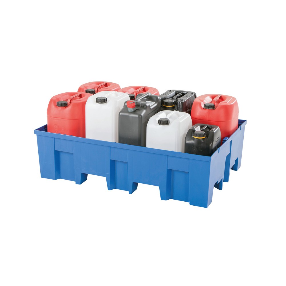 Productafbeelding nr. 2: Lekbak asecos® van PE, 1x 200 l, HxBxD 350 x 865 x 1245 mm, zonder rooster