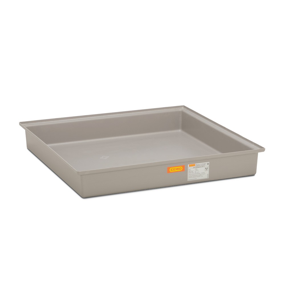 Product afbeelding: Lekbak CEMO van GVK, hxbxd 180 x 1.280 x 1.280 mm