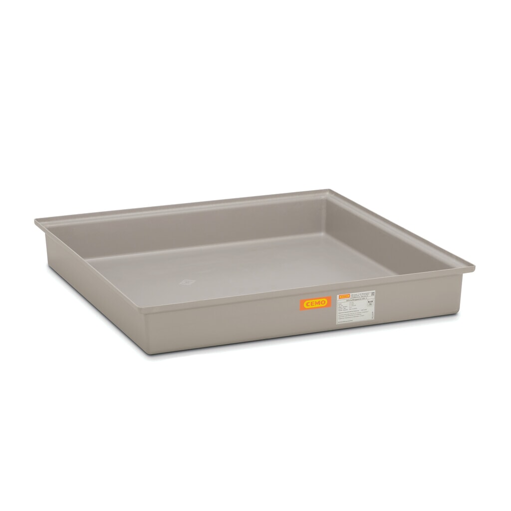 Product afbeelding: Lekbak CEMO van GVK, hxbxd 180 x 1.280 x 1.280 mm