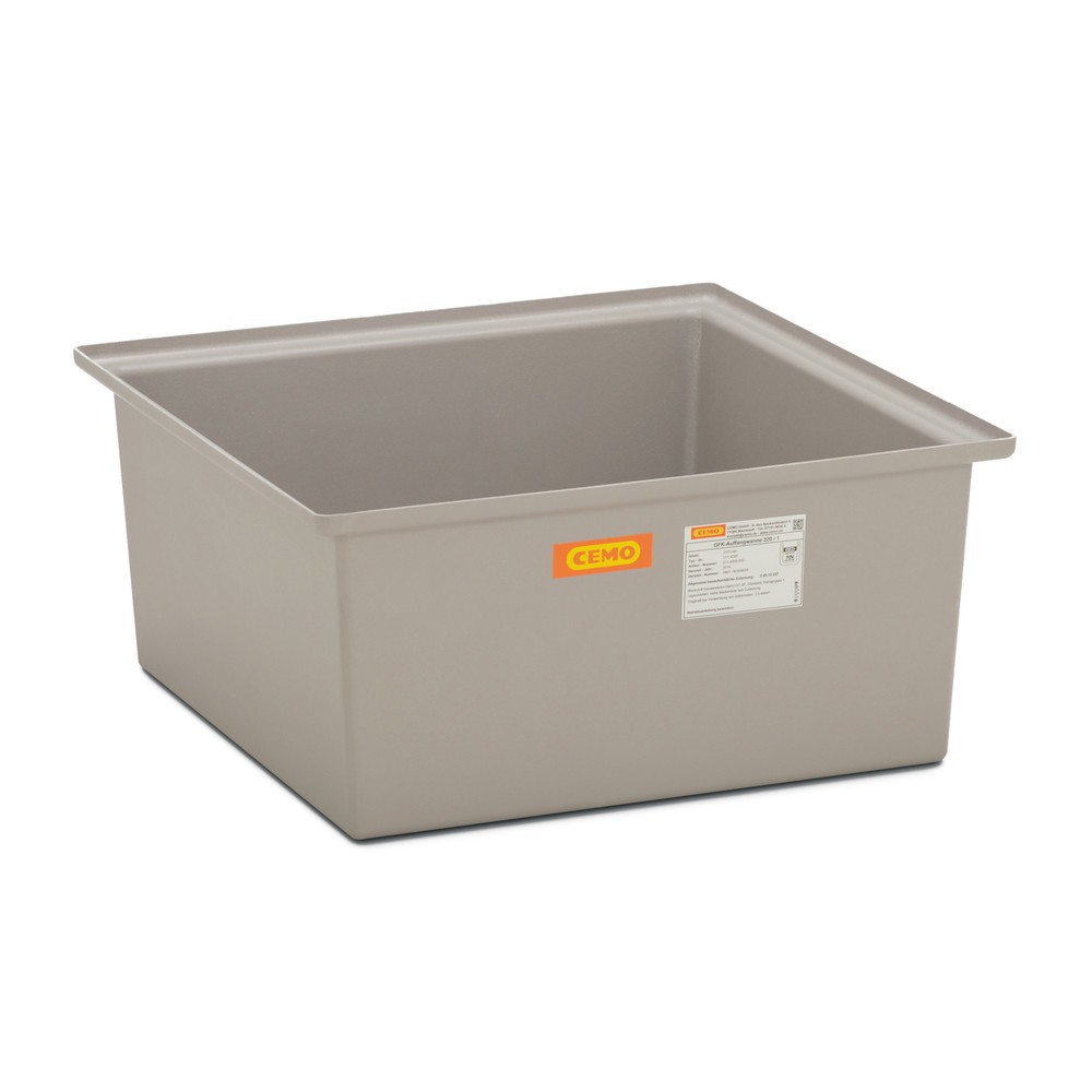 Product afbeelding: Lekbak CEMO van GVK, hxbxd 390 x 850 x 850 mm