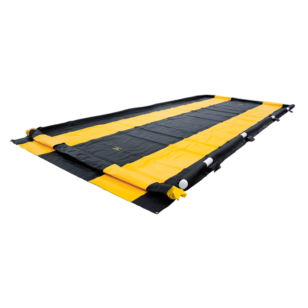 Product afbeelding: Lekbak Justrite QuickBerm® Lite, berijdbaar, inhoud 2.840 l