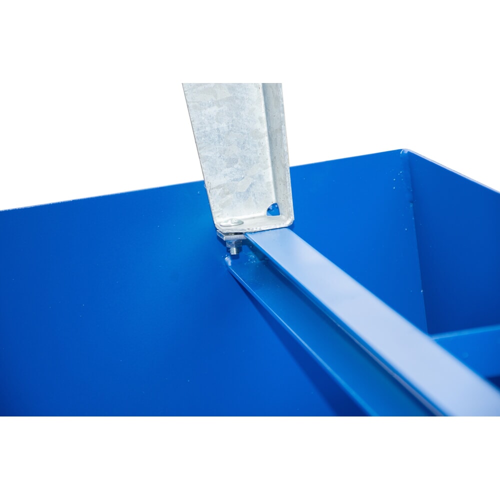 Productafbeelding nr. 5: Lekbak Steinbock® van staal voor 1 x KTC/IBC, incl. aftapaansluiting, blauw