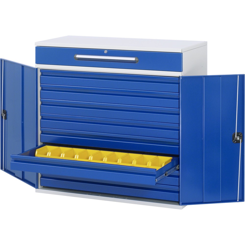 Productafbeelding nr. 1: Lessenaar RAU, hxbxd 1.060 x 1.100 x 520 mm, lades 8 x 80, 1 x 120 mm