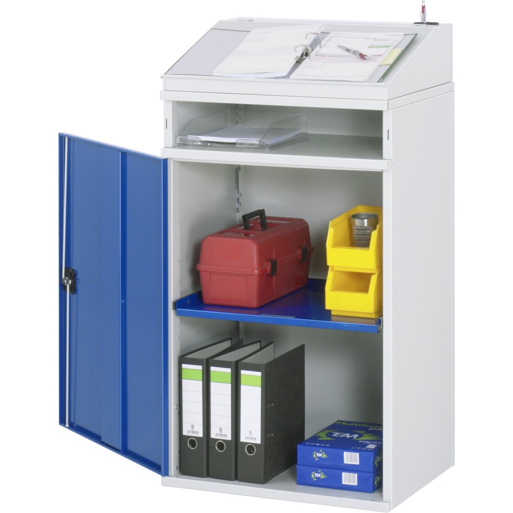 Product afbeelding: Lessenaar RAU, hxbxd 1.100-1.220 x 650 x 520 mm, zonder lades
