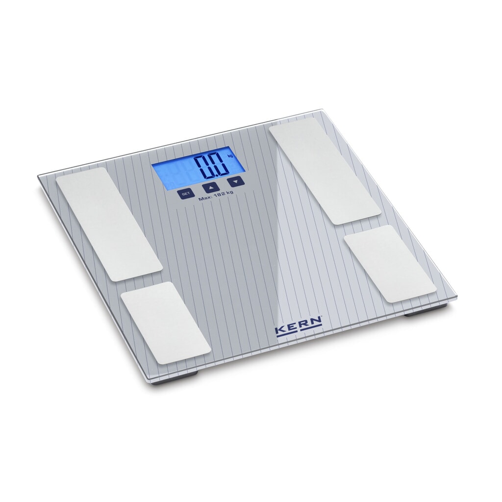 Lichaamsanalyse weegschaal KERN MFB 150K100S05, weegbereik max. 182 kg, 5 stuks per verpakkingseenheid Product afbeelding: Lichaamsanalyse weegschaal KERN MFB 150K100S05, weegbereik max. 182 kg, 5 stuks per verpakkingseenheid