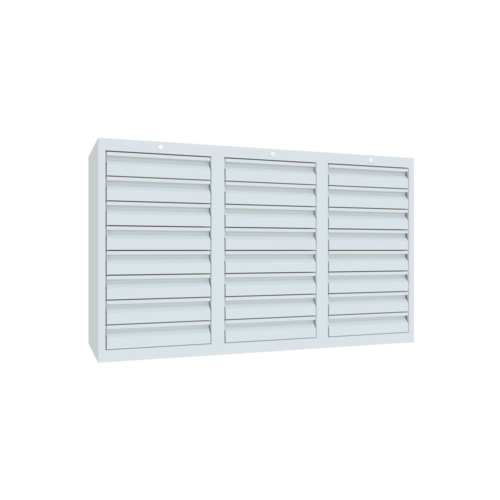 Productafbeelding nr. 3: Lichte ladekast PAVOY, glijgeleiding, laden 24x100, breedte 1.500 mm, lichtgrijs, lichtgrijs