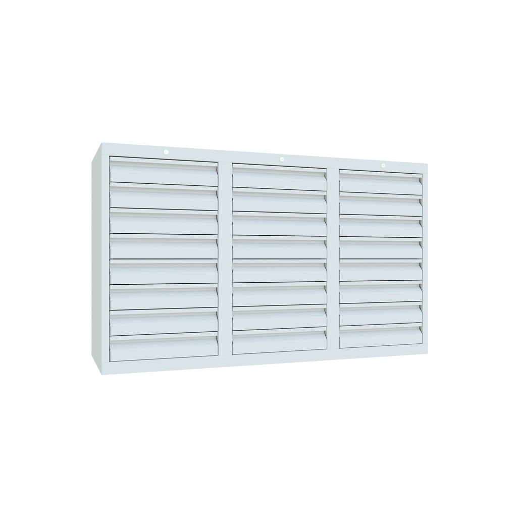 Productafbeelding nr. 3: Lichte ladekast PAVOY, glijgeleiding, laden 24x100, breedte 1.500 mm, lichtgrijs, lichtgrijs