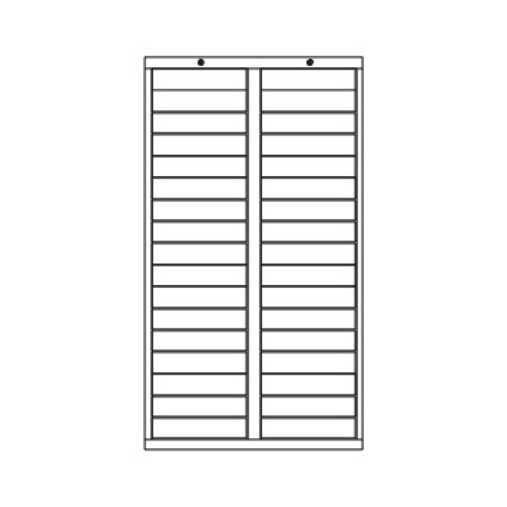 Lichte ladekast PAVOY, glijgeleiding, laden 34x100, breedte 1.000 mm, zuiver wit, zuiver wit Productafbeelding nr. 4: Lichte ladekast PAVOY, glijgeleiding, laden 34x100, breedte 1.000 mm, zuiver wit, zuiver wit