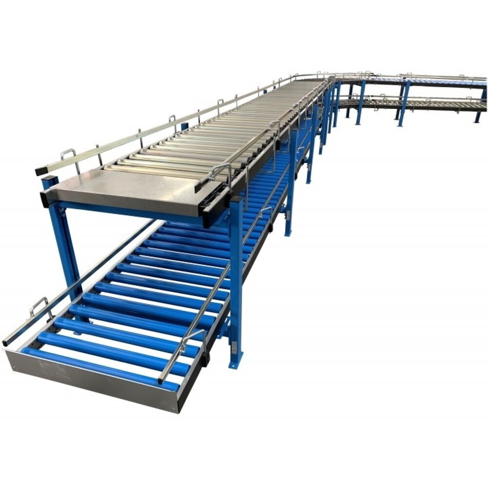 Productafbeelding nr. 7: Lichte rollenbaan, rollen van buizenstaal, Ø 50 mm, lxb 3.000 x 600 mm, asafstand 100 mm