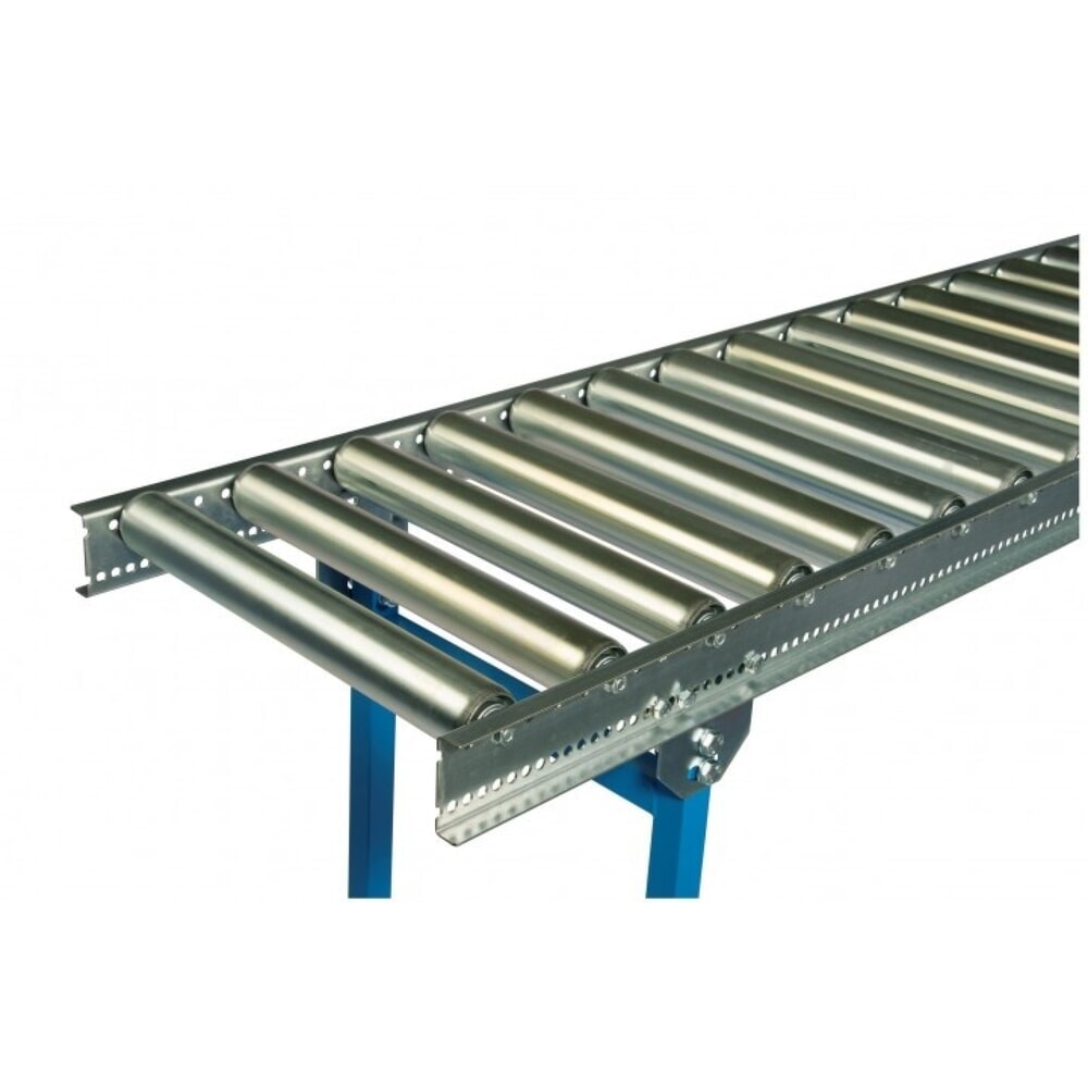 Product afbeelding: Lichte rollenbaan, rollen van buizenstaal, Ø 50 mm, lxb 1.000 x 400 mm, asafstand 100 mm