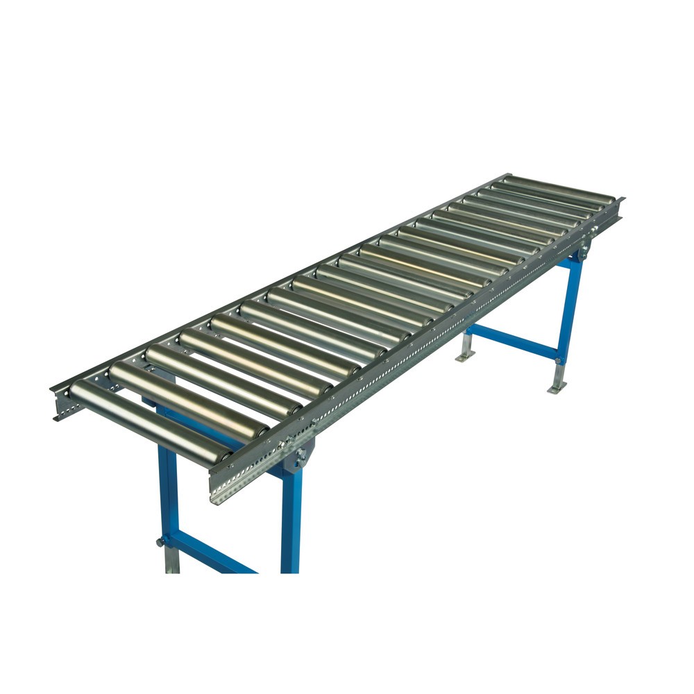 Productafbeelding nr. 2: Lichte rollenbaan, rollen van buizenstaal, Ø 50 mm, lxb 1.000 x 600 mm, asafstand 100 mm