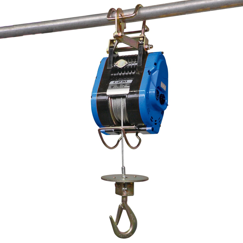 Lier elektrisch, kabellengte 23 m, cap. 80 kg Product afbeelding: Lier elektrisch, kabellengte 23 m, cap. 80 kg