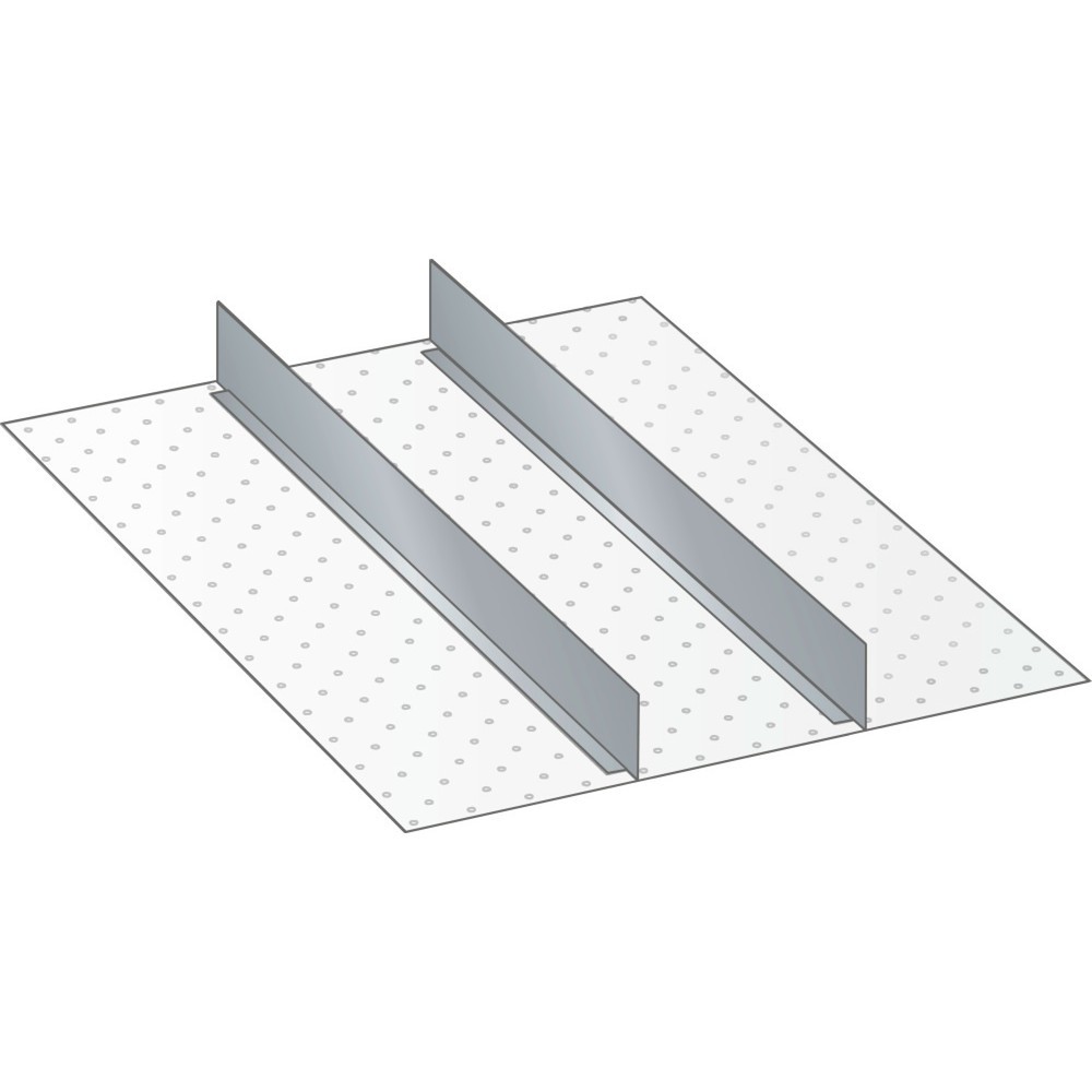 Product afbeelding: LISTA set sleufwanden en scheidingspanelen 27x36E, (bxdxfh) 459x612x250 mm, 2 scheidingswanden