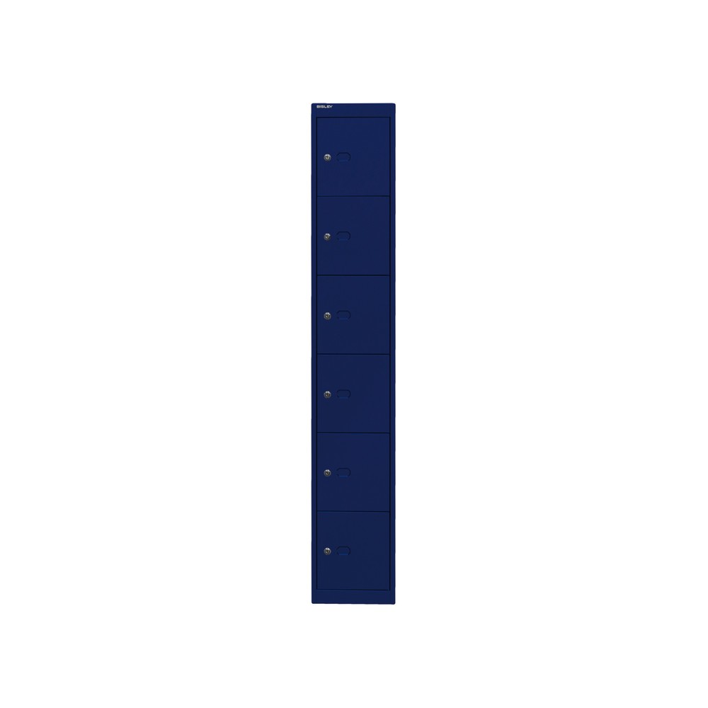 Product afbeelding: Locker BISLEY, 6 vakken, diepte 305 mm, oxfordblauw