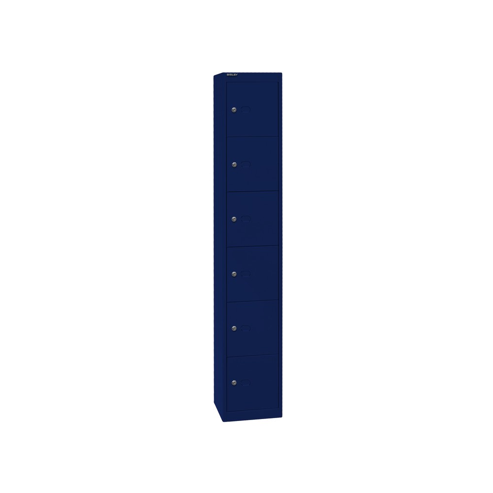 Productafbeelding nr. 2: Locker BISLEY, 6 vakken, diepte 305 mm, oxfordblauw