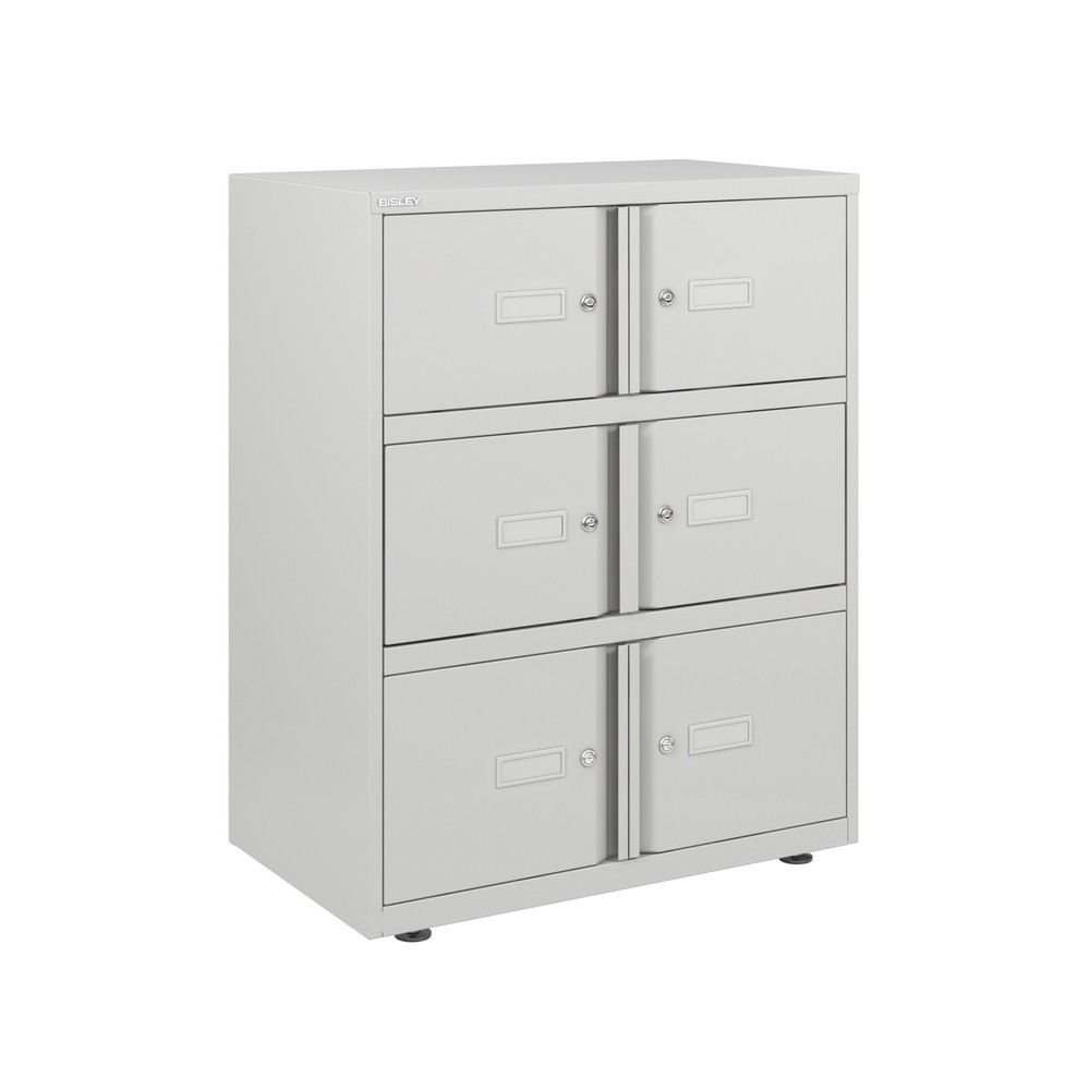 Productafbeelding nr. 2: Locker BISLEY Essentials, 6 deuren, verkeerswit
