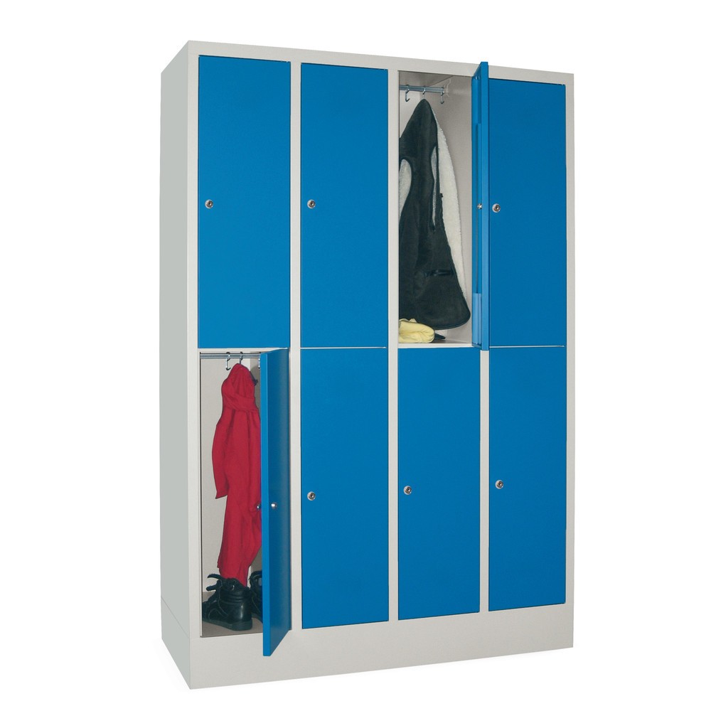 Productafbeelding nr. 1: Locker PAVOY, 4 x 3 vakken, hxbxd 1.850 x 1.230 x 500 mm, zuiver wit, zuiver wit