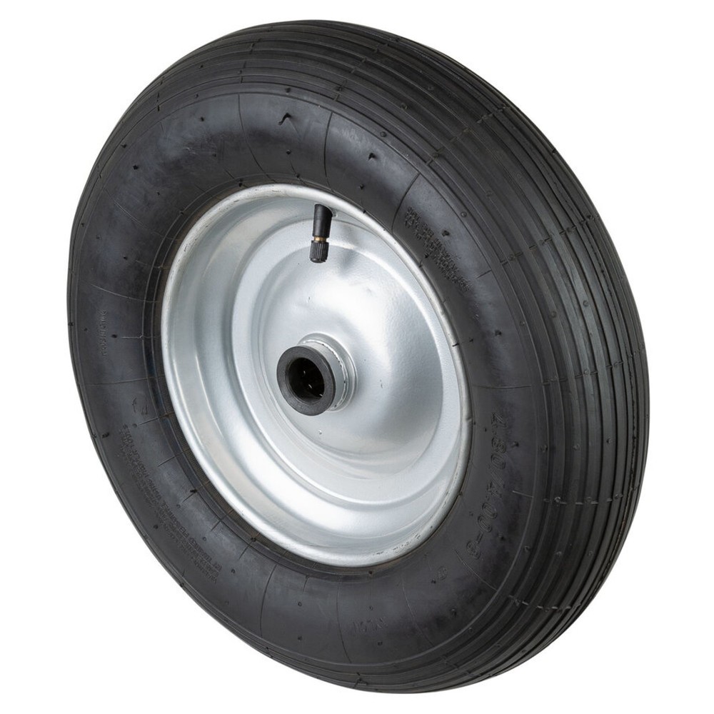 Productafbeelding nr. 1: Luchtwiel, gegroefd profiel, rollager, Ø x breedte 400 x 100 mm, draagvermogen 200 kg