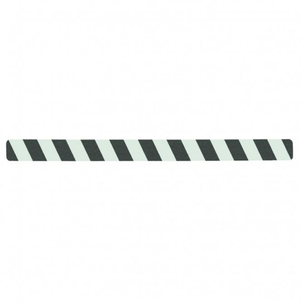 Product afbeelding: m2-antisliplaag™ fluorescerend-zwart, 10 stuks, lxb 50 x 650 mm
