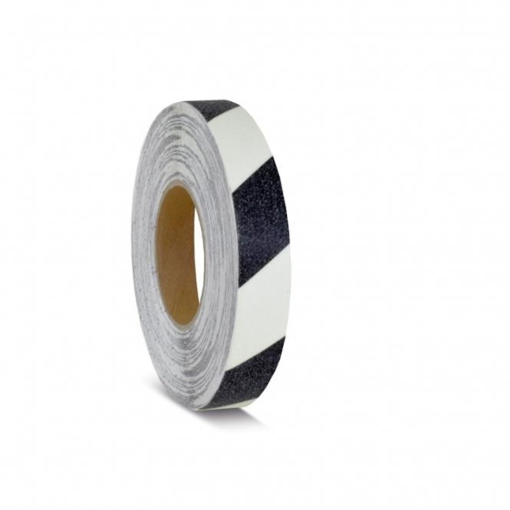 Productafbeelding nr. 1: m2-antisliplaag™ fluorescerend-zwart, rol, lxb 18,3 m x 25 mm