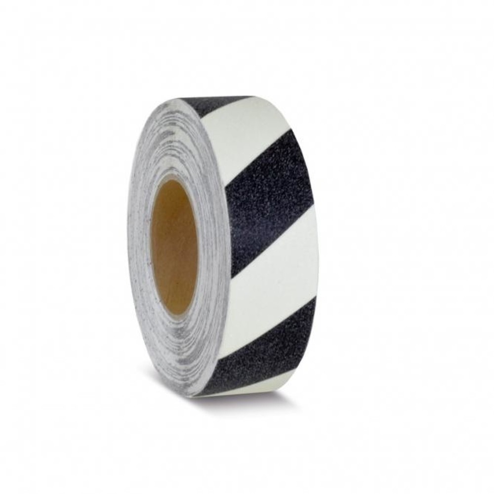 Productafbeelding nr. 1: m2-antisliplaag™ fluorescerend-zwart, rol, lxb 18,3 m x 50 mm