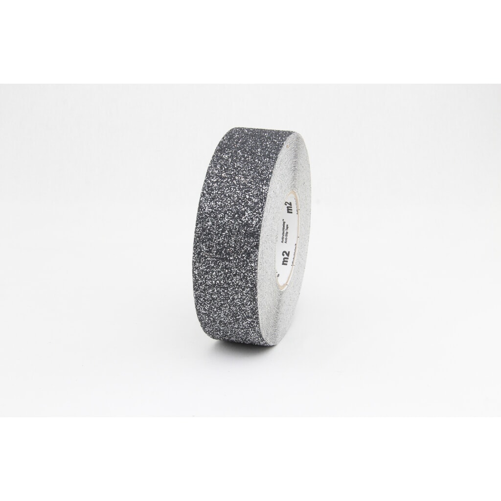 Mehlhose m2-antisliplaag™, GlitterGrip, zwart, rol 50 mm x 18,3 m Product afbeelding: Mehlhose m2-antisliplaag™, GlitterGrip, zwart, rol 50 mm x 18,3 m