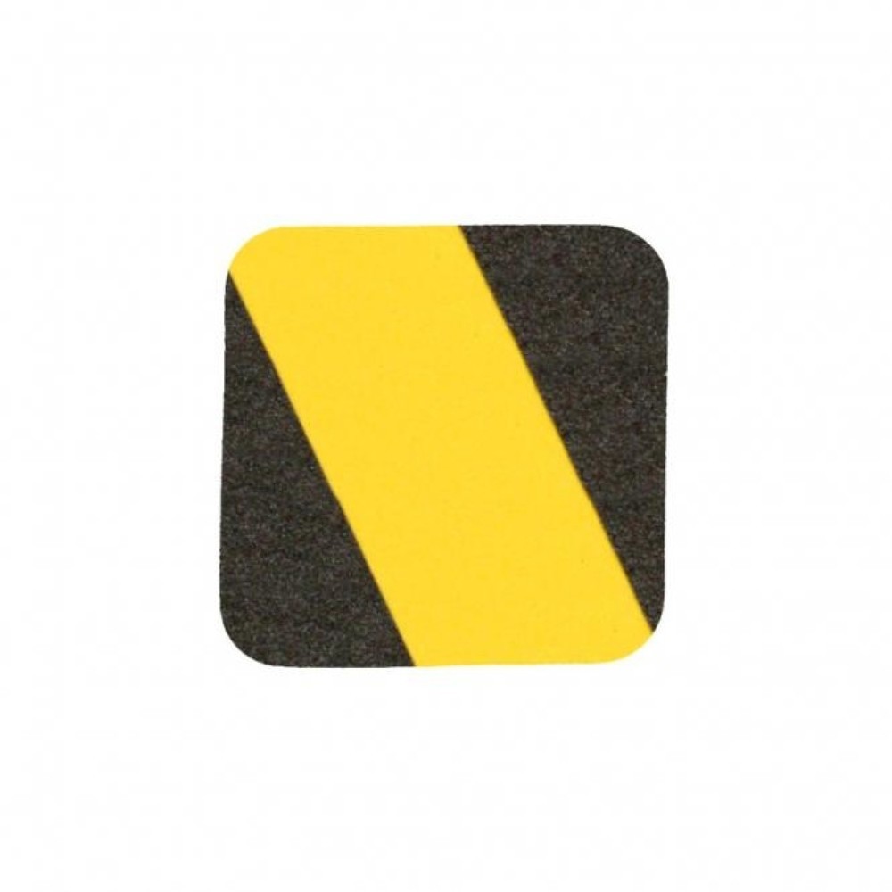Product afbeelding: m2-antisliplaag™, vervormbaar, 50 stuks, lxb 140 x 140 mm, zwart-geel