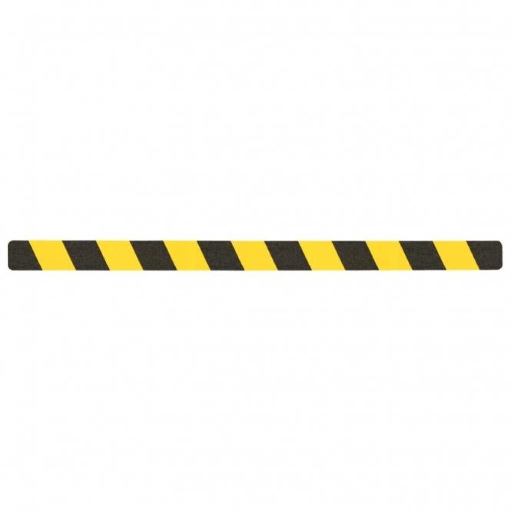 Product afbeelding: m2-antisliplaag™, vervormbaar, 50 stuks, lxb 800 x 50 mm, zwart-geel