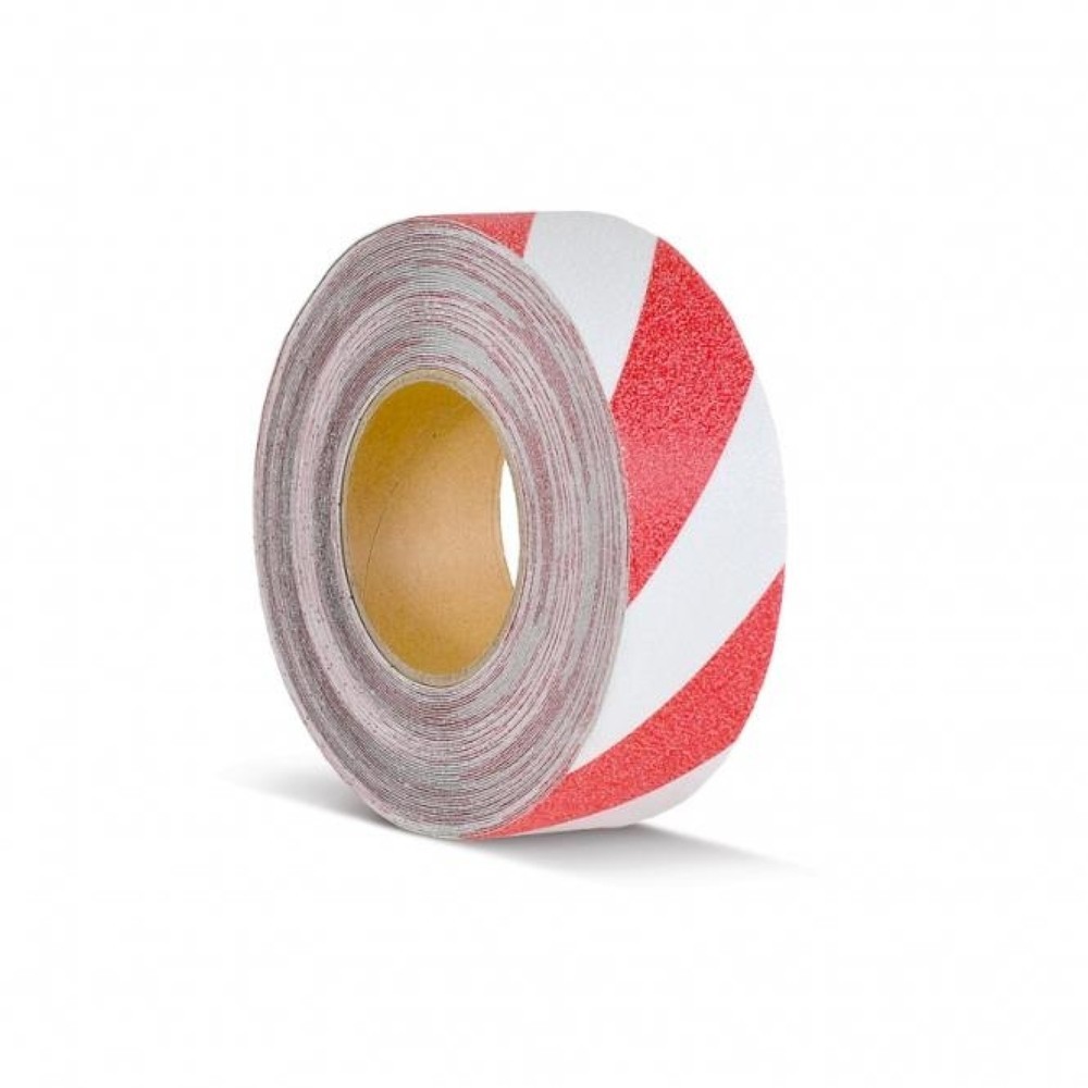 Productafbeelding nr. 1: m2-antisliplaag™ waarschuwingsmarkering, rol, breedte 50 mm, rood-wit