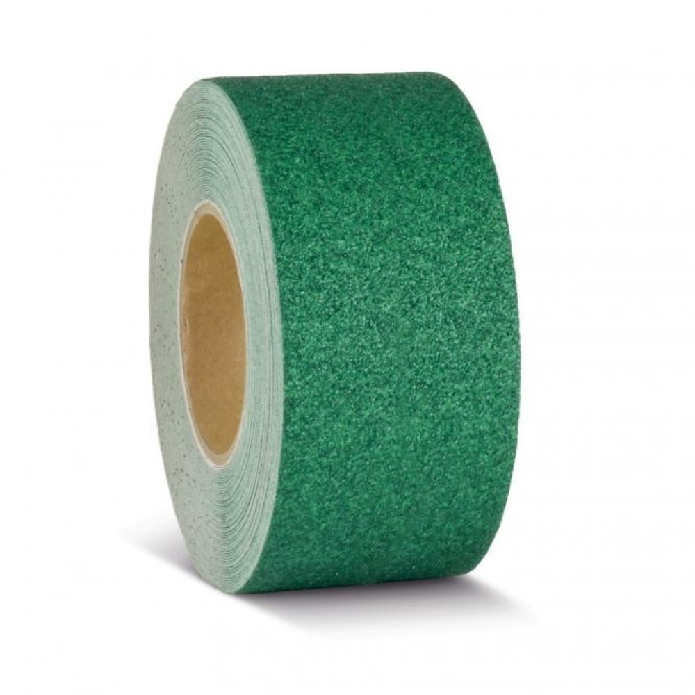 Productafbeelding nr. 1: m2-antisliplaag™ waarschuwingsmarkering, rol, breedte 75 mm, groen