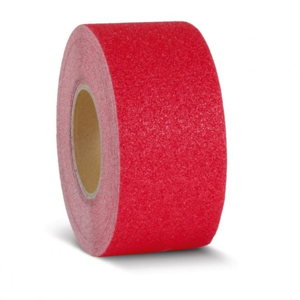 Productafbeelding nr. 1: m2-antisliplaag™ waarschuwingsmarkering, rol, breedte 75 mm, rood