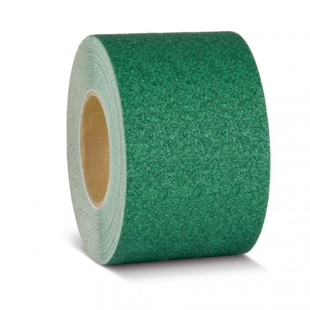 Productafbeelding nr. 1: m2-antisliplaag™ waarschuwingsmarkering, rol, breedte 100 mm, groen