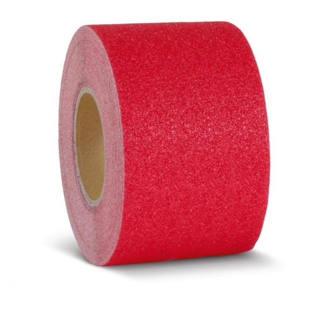 Productafbeelding nr. 1: m2-antisliplaag™ waarschuwingsmarkering, rol, breedte 100 mm, rood