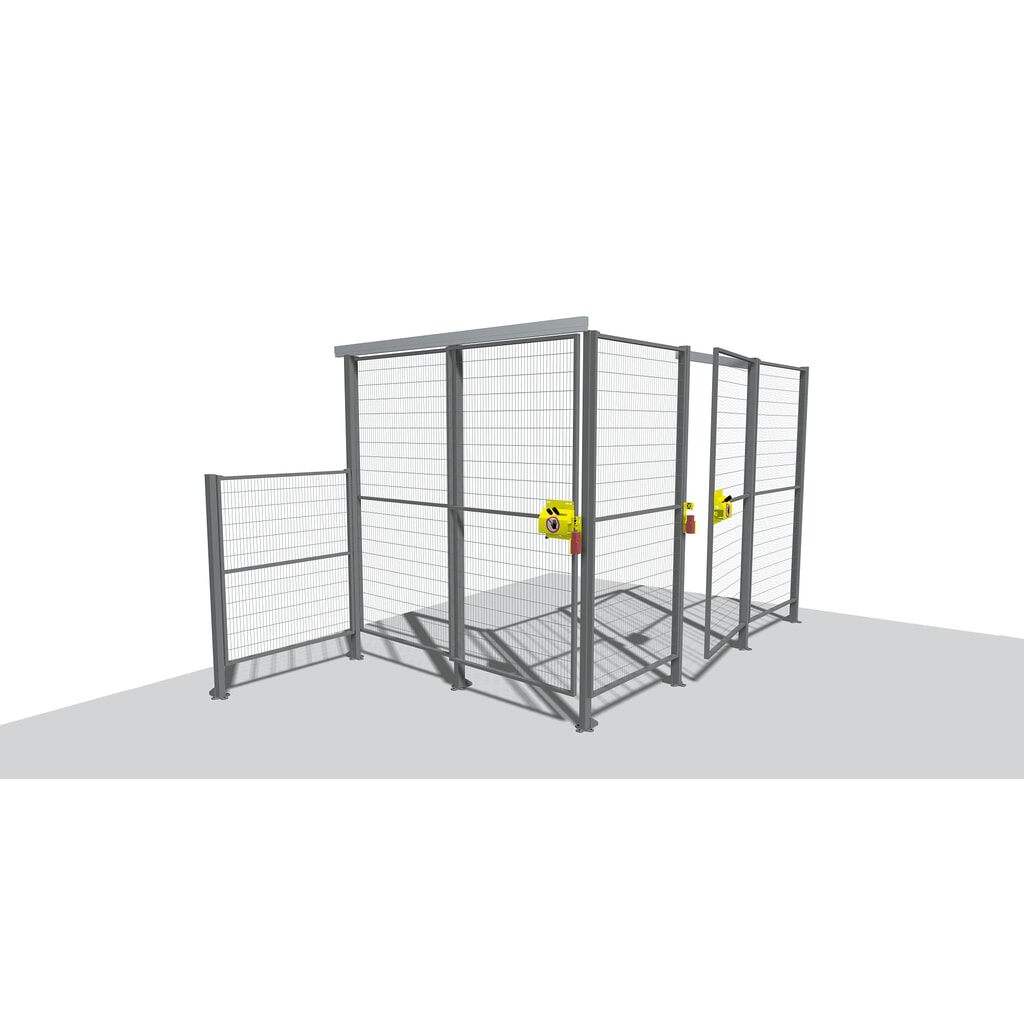 Machinebeschermrooster TROAX® Standard, hxb 2.050 x 200 mm Product afbeelding: Machinebeschermrooster TROAX® Standard, hxb 2.050 x 200 mm
