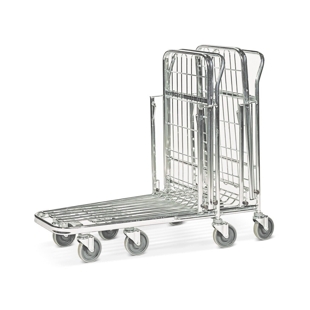 Productafbeelding nr. 2: Magazijn- en transportwagen, inklapbaar legbord, laadvlak bxd 435 x 770 mm