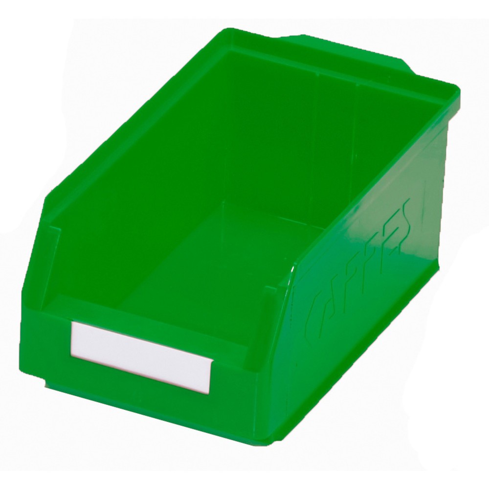 Product afbeelding: Magazijnbakken RasterPlan, hxbxd 150 x 200 x 350 mm, groen