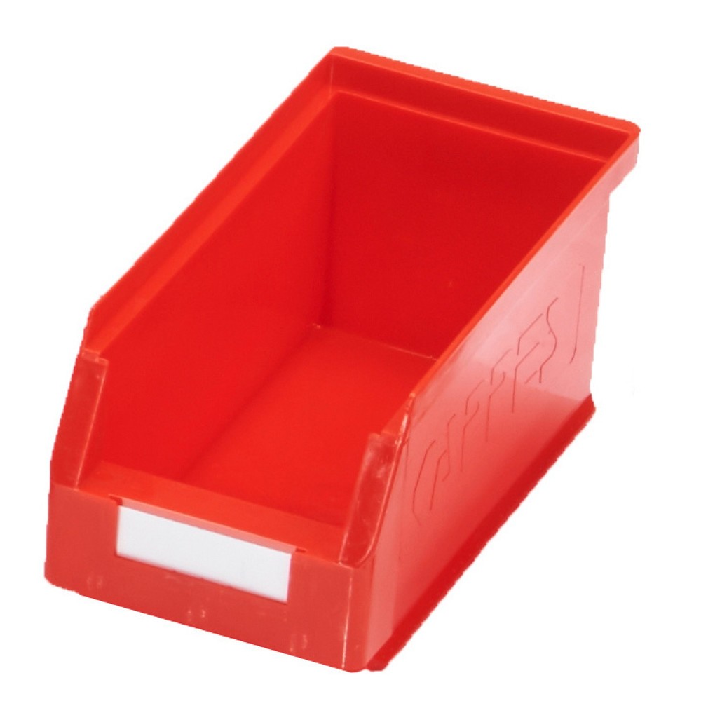 Product afbeelding: Magazijnbakken RasterPlan, hxbxd 130 x 140 x 290 mm, rood