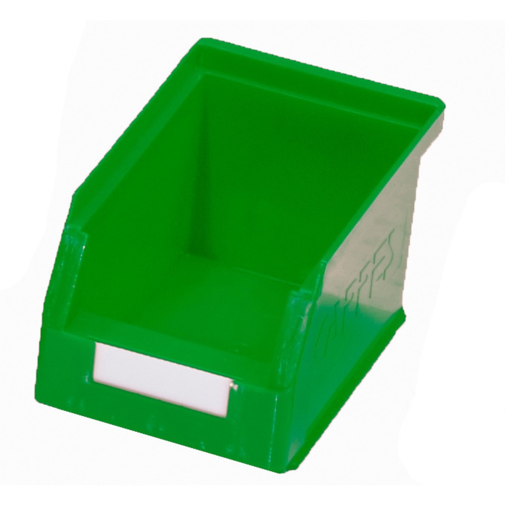 Product afbeelding: Magazijnbakken RasterPlan, hxbxd 130 x 140 x 230 mm, groen