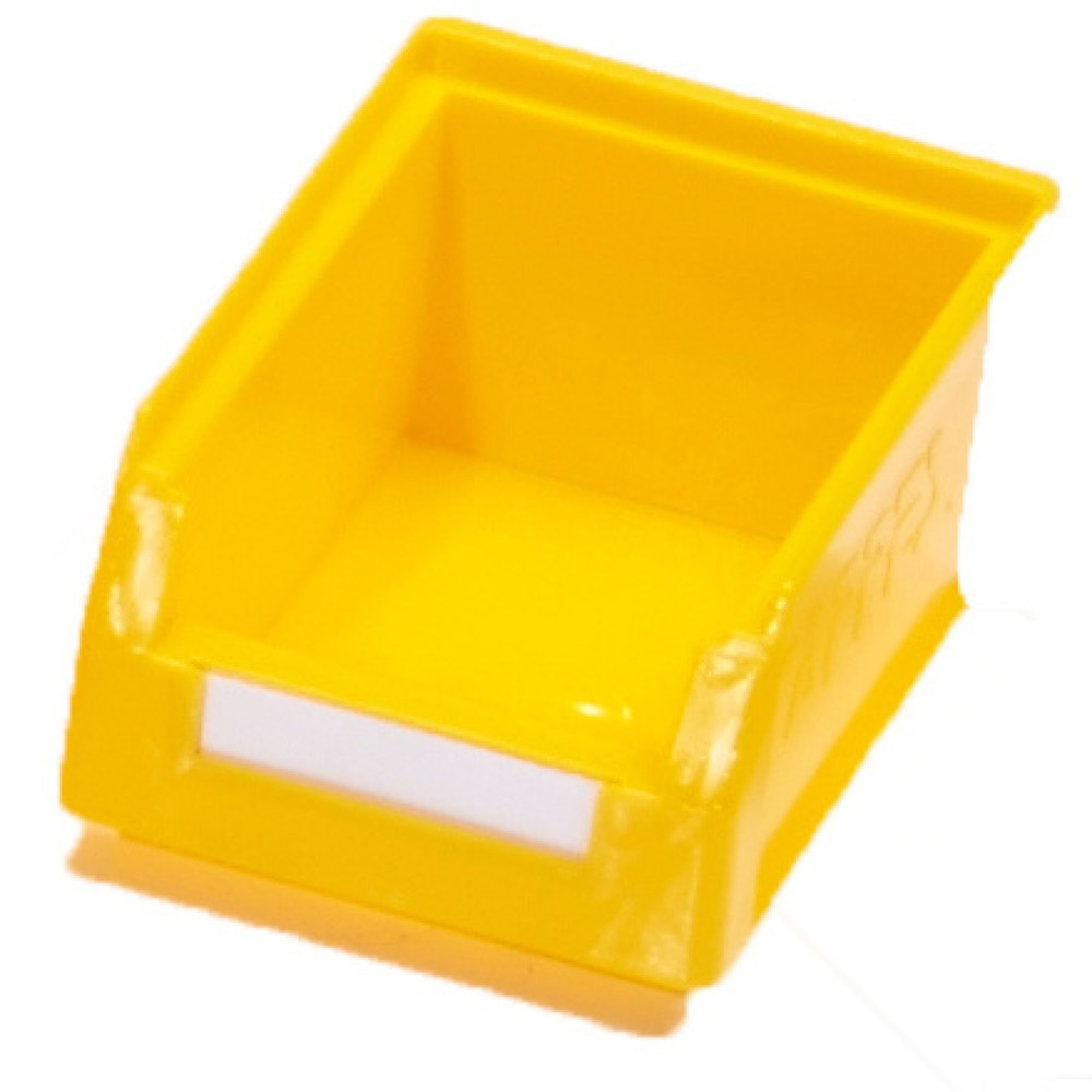 Product afbeelding: Magazijnbakken RasterPlan, hxbxd 75 x 105 x 160 mm, geel