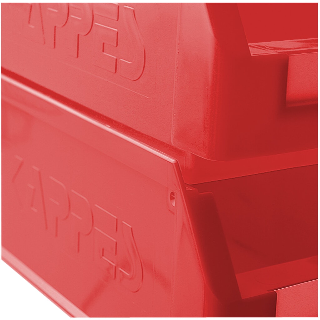 Kool RasterPlan® bak, hxbxd 75 x 105 x 160 mm, rood Productafbeelding nr. 3: Kool RasterPlan® bak, hxbxd 75 x 105 x 160 mm, rood