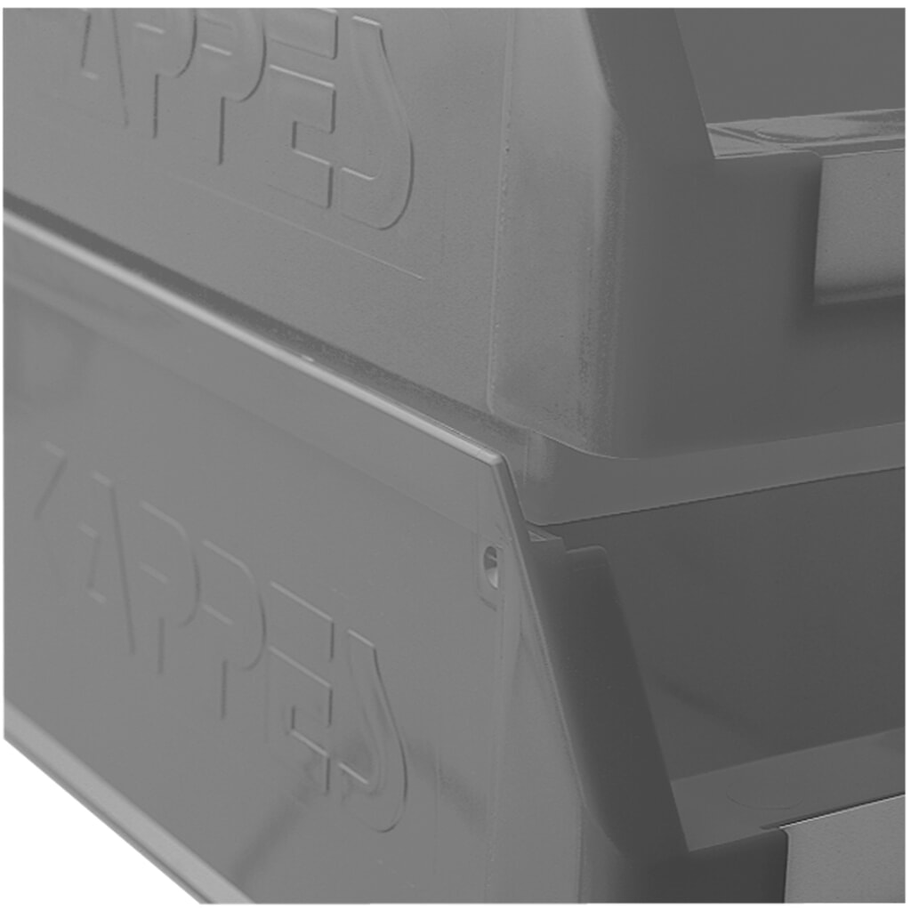 Kool RasterPlan® bak, hxbxd 75 x 105 x 160 mm, mgrijs Productafbeelding nr. 2: Kool RasterPlan® bak, hxbxd 75 x 105 x 160 mm, mgrijs