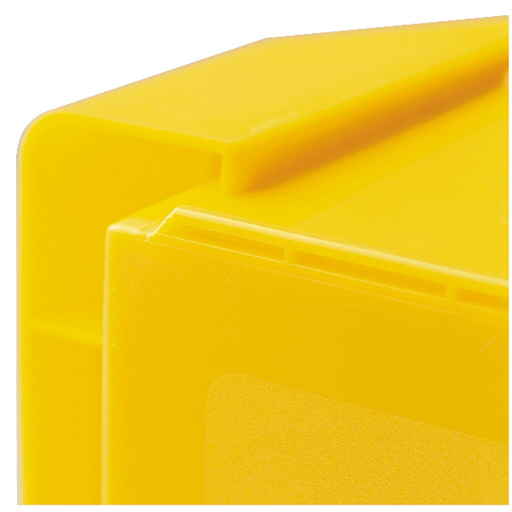 Magazijnbakken RasterPlan, hxbxd 45 x 105 x 85 mm, geel Productafbeelding nr. 6: Magazijnbakken RasterPlan, hxbxd 45 x 105 x 85 mm, geel